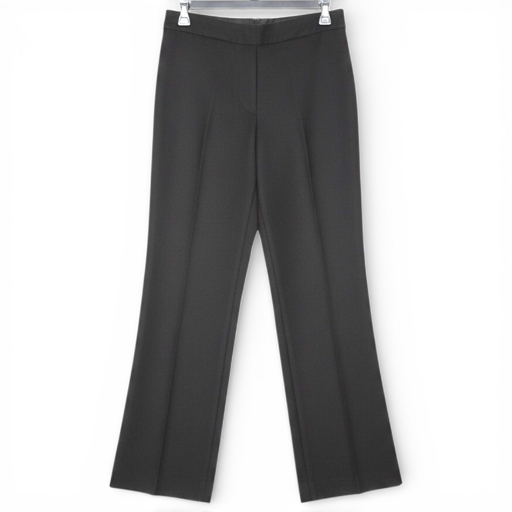 Talbots Size 12 Heritage Side Zip High Rise Polyester Wide Leg Pant